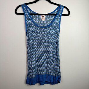 Anne Klein blue chrochet tank size Petite‎ Medium